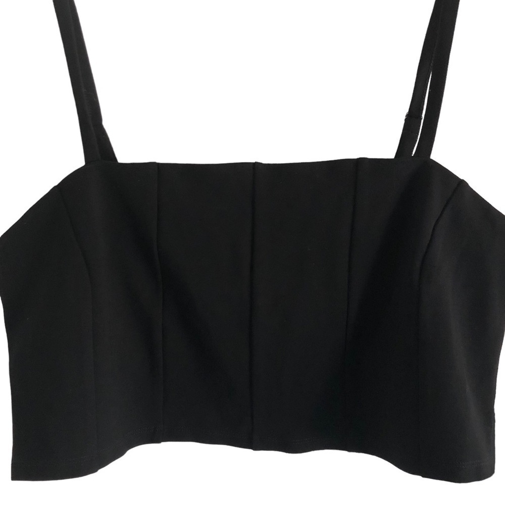 11 Honore Shayla Black Corset Crop Top Size 2x Nwt — image 4 of 8